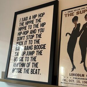 Rapper’s Delight Sugarhill Gang Poster Mounted